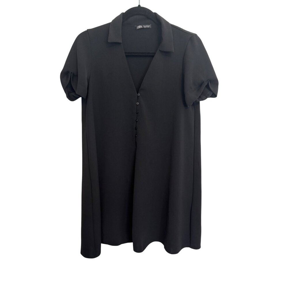 2/$30 ZARA XS Black Mini Sleeve Dress